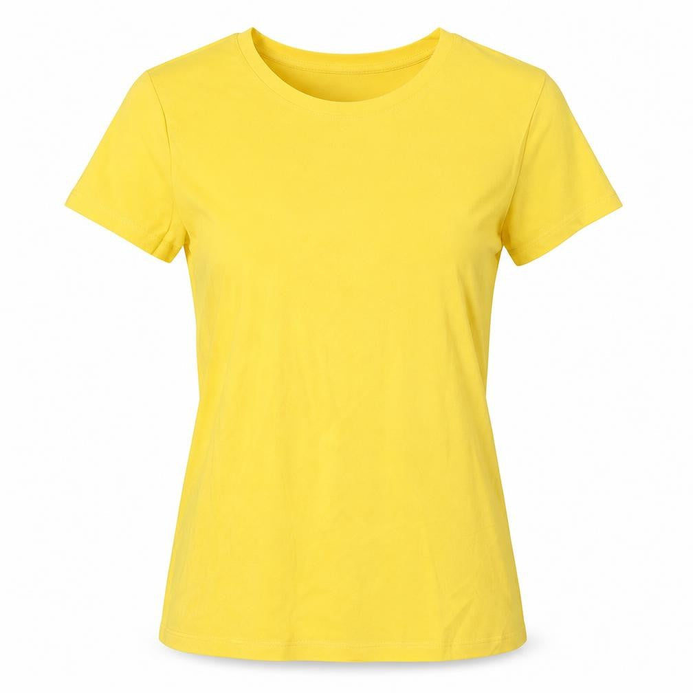 Womens UK Size XS Hobbs Yellow Cotton T-Shirt
