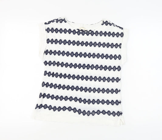 White Stuff Women's Geometric Top UK 8