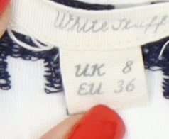 White Stuff Women's Geometric Top UK 8