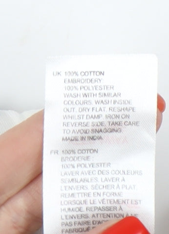 White Stuff Women's Geometric Top UK 8