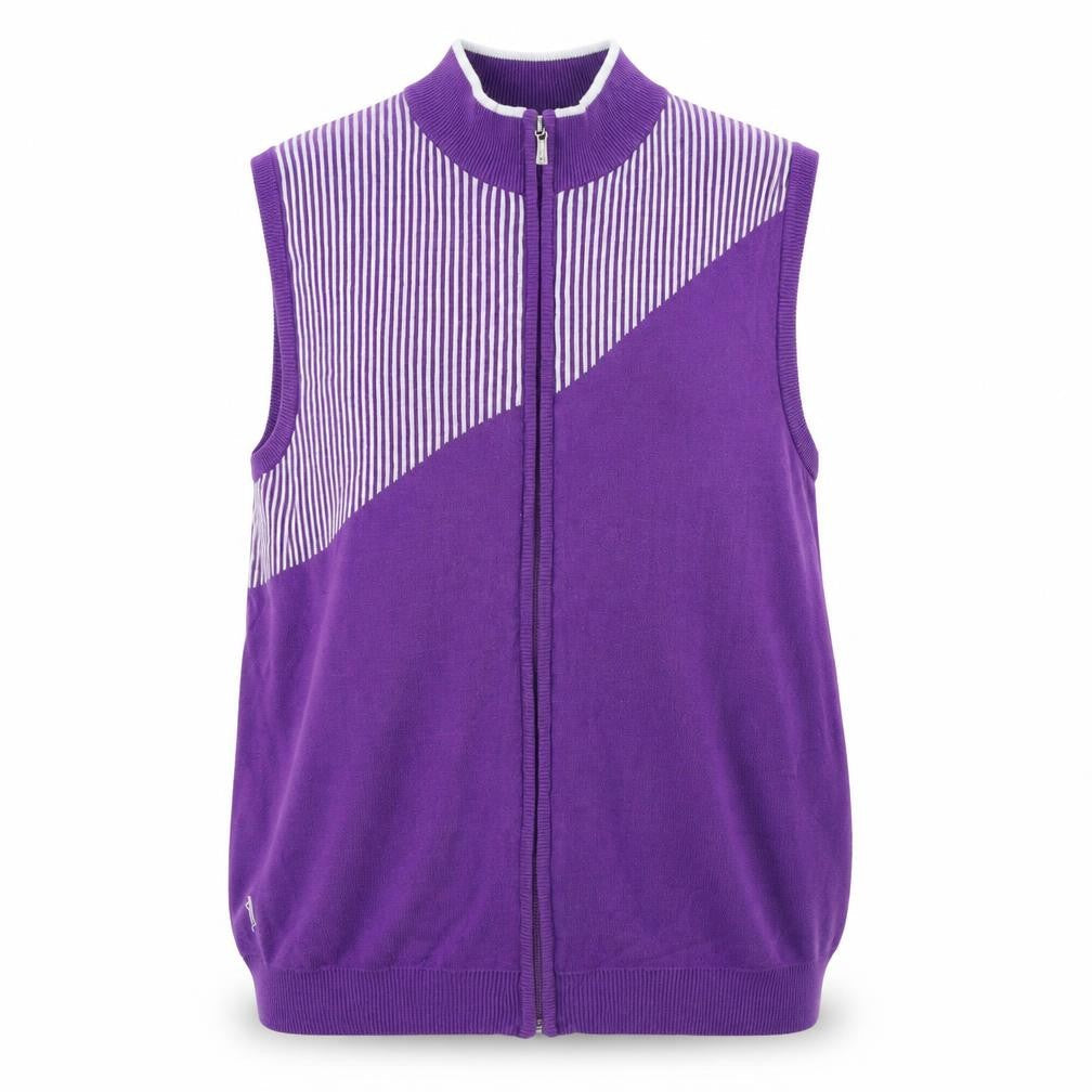 Womens UK L  Glenmuir Purple Vest