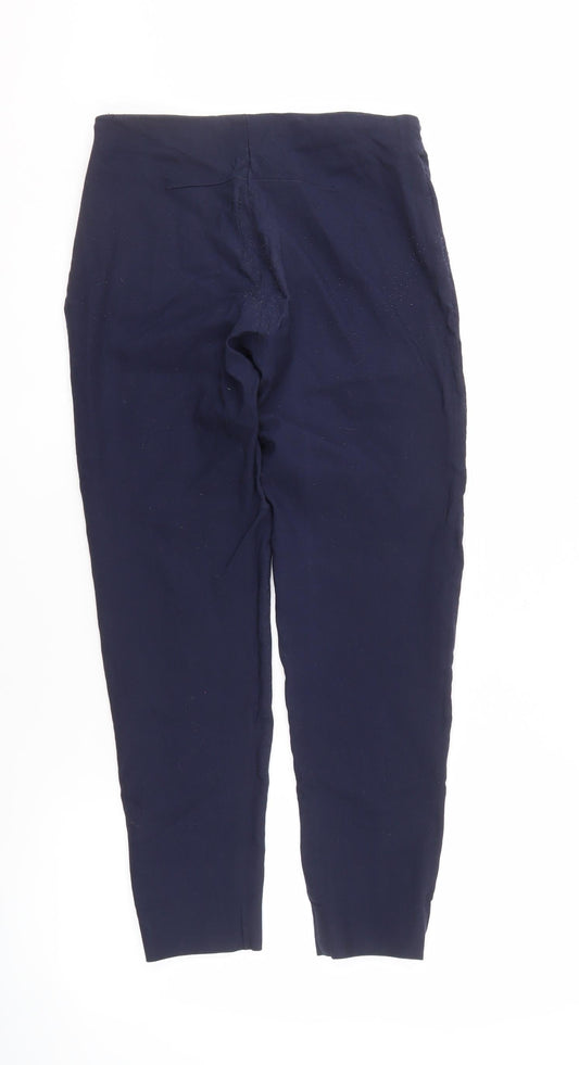 Louche Women's Blue Skinny Trousers - Size 10