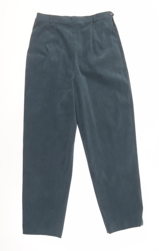Talbots Women's Blue Stretch Trousers - Size 6