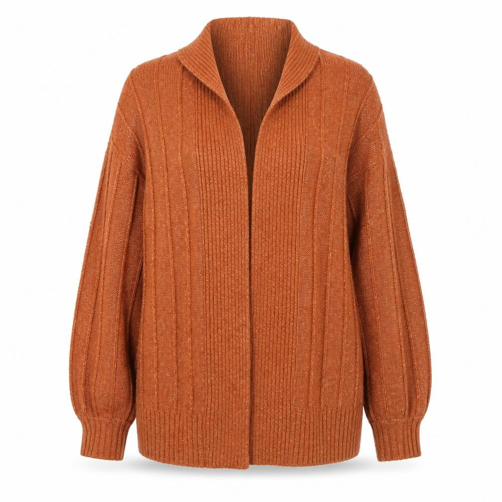 Front view of ASOS Women's Brown Cardigan, size 10