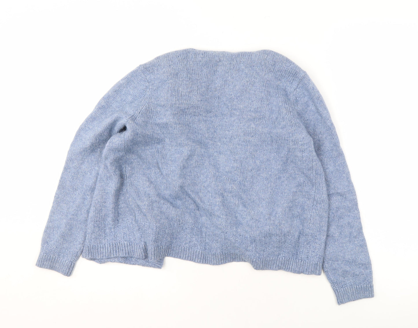 Marks and Spencer Women's Blue Open Front Cardigan, Size 12