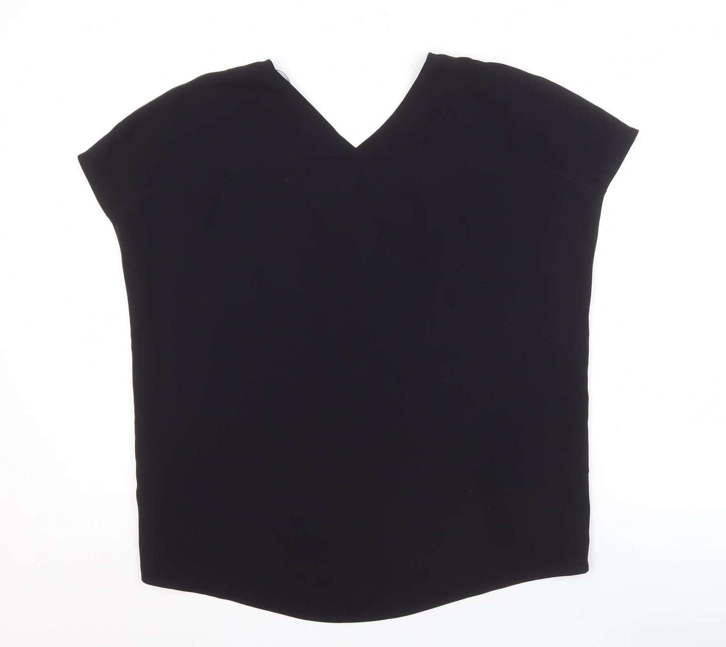 Uniqlo Women's Black XS V-Neck Basic Top