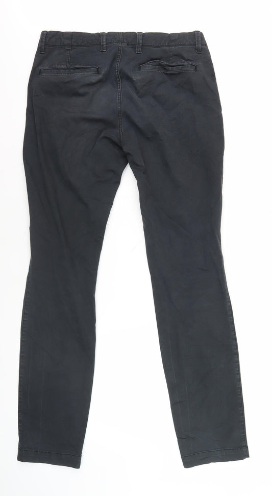 GAP Men's Black Chino Skinny Trousers 32 Size