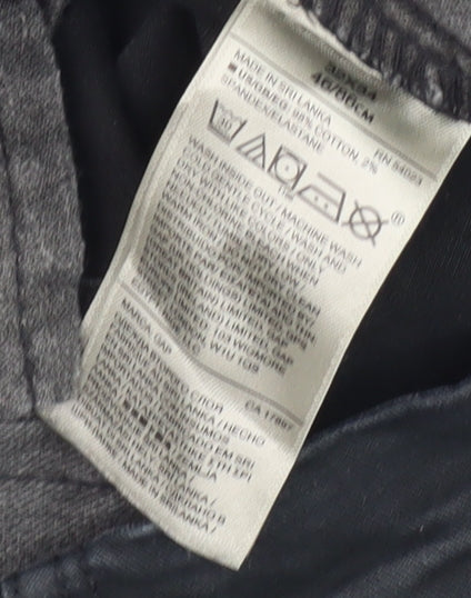 GAP Men's Black Chino Skinny Trousers 32 Size