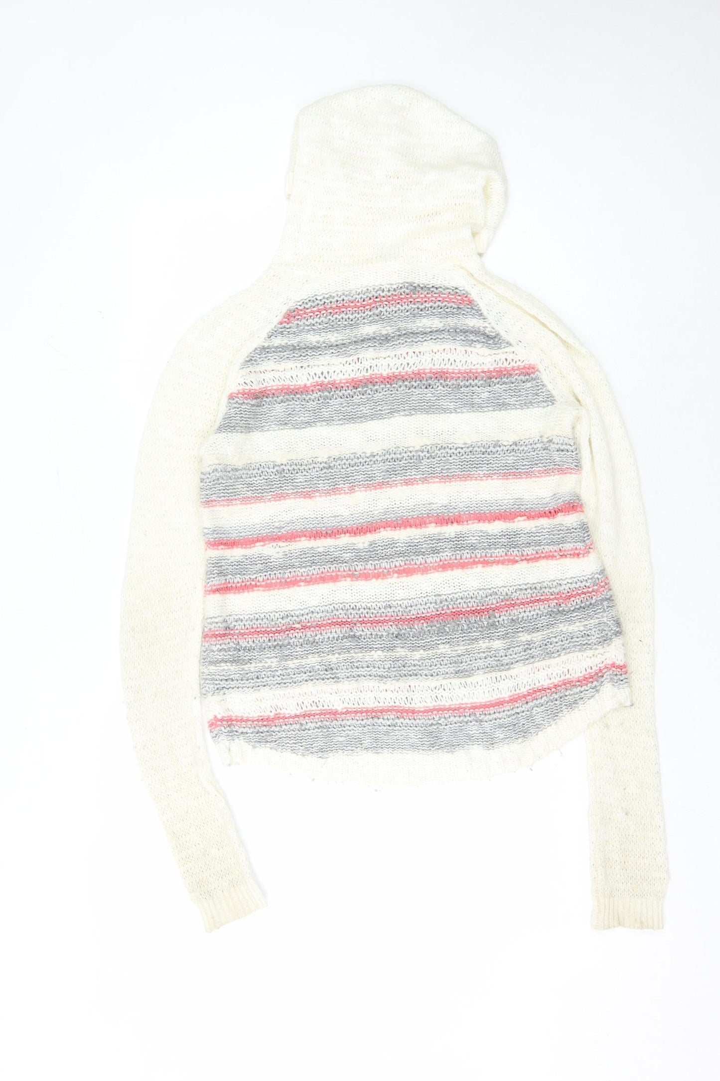 Hollister Women's Multicoloured Hooded Pullover Jumper XS