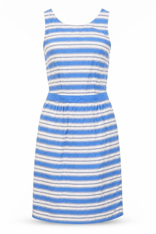 Boden Women Blue Striped Sleeveless Dress Size 10