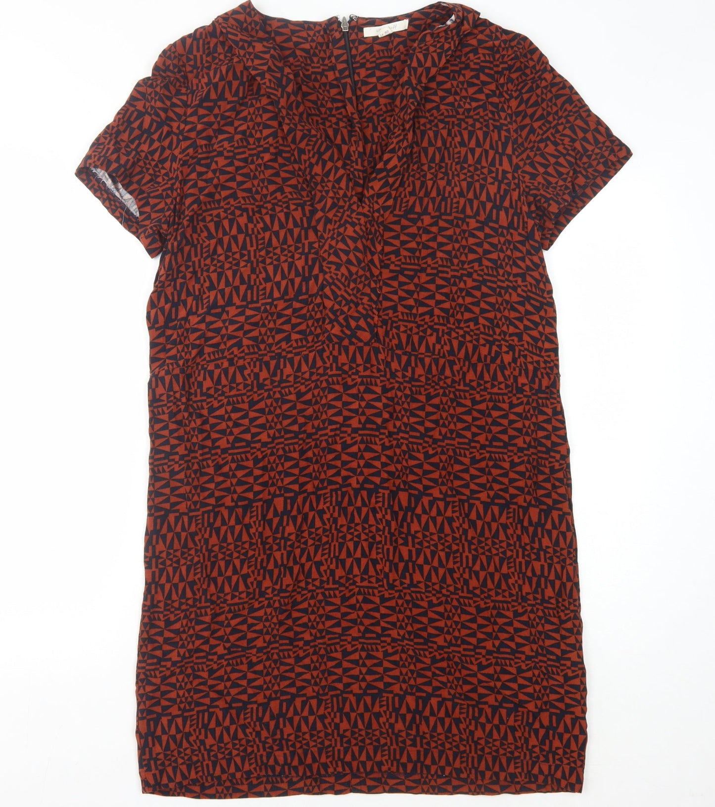 White Stuff Women's Geometric Shift Dress, UK 12, Casual Wear
