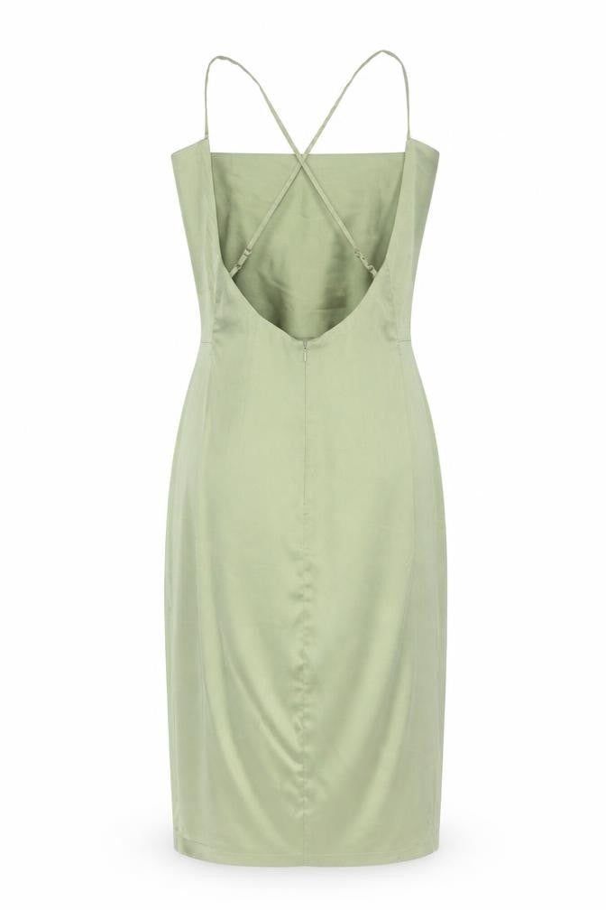 Oh Polly Women's Green Slip Dress Size 12
