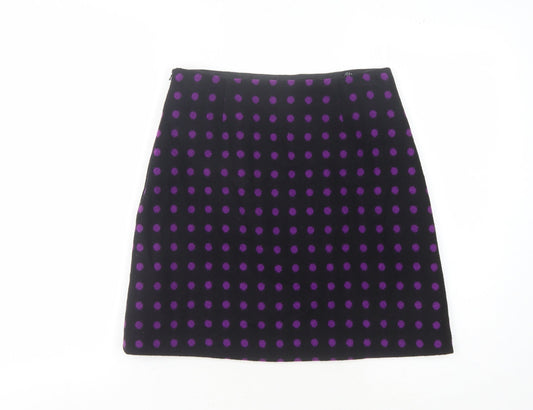 Hobbs Women's Multicoloured Polka Dot Pencil Skirt Size 8