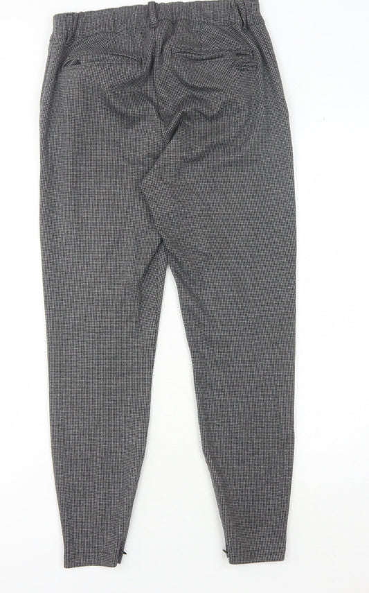 Métissier Paris Grey XS Check Trousers - Women's