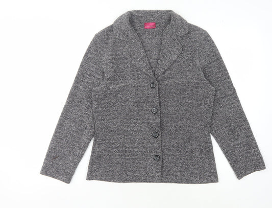 Richards Women's Grey Petite Suit Jacket Size 8
