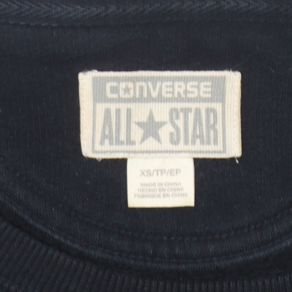 Converse Women's Black XS Pullover Sweatshirt