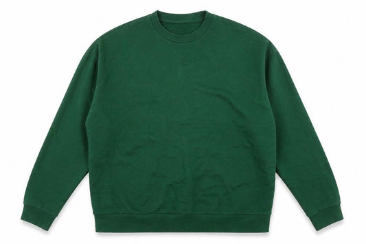 Front view of ASOS DESIGN Men's Green XL Pullover Sweatshirt