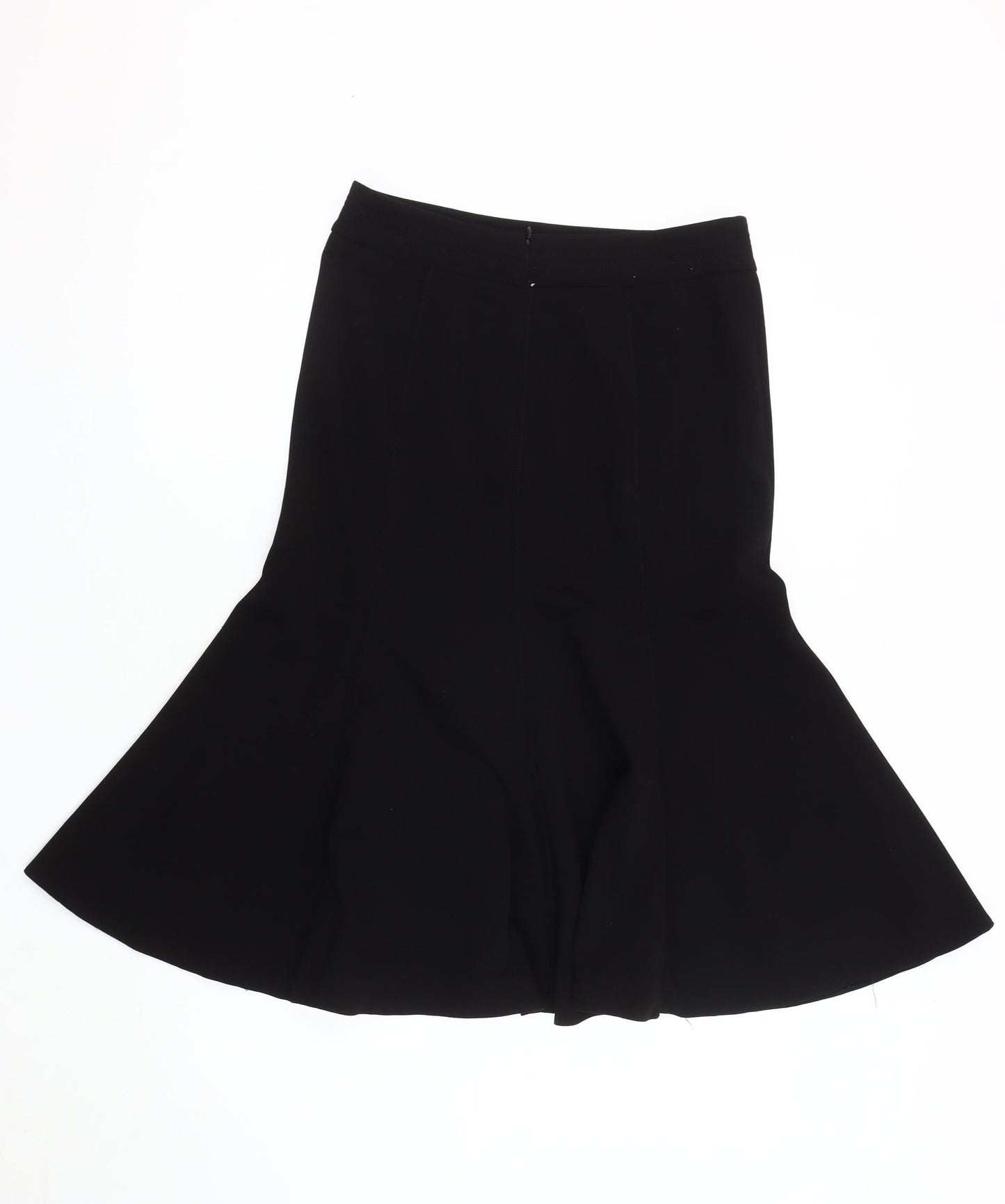 Roman Women's Black Trumpet Midi Skirt Size 10