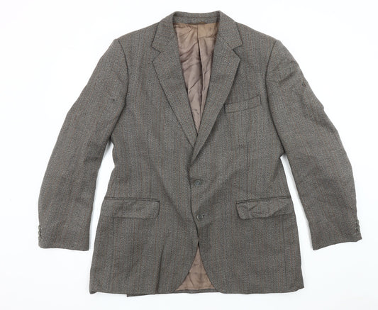 Dunn & Co. Men's Grey Tweed Blazer Jacket 42R