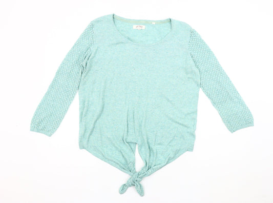 Fat Face Women's Green Pullover Jumper Size 4
