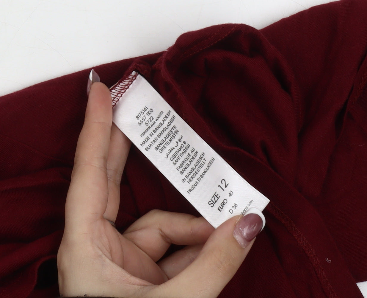 Red Herring Women's Red Tunic Blouse - Size 12