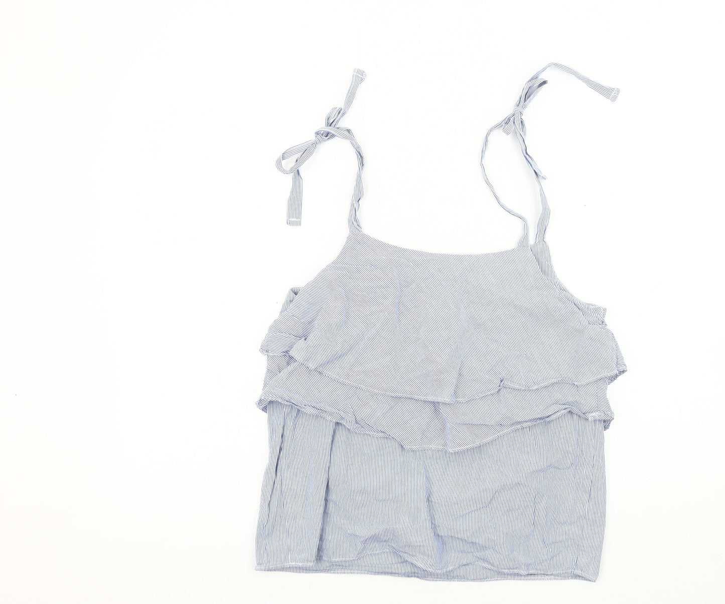 Next Blue Striped Camisole Tank Top Women's Size 6
