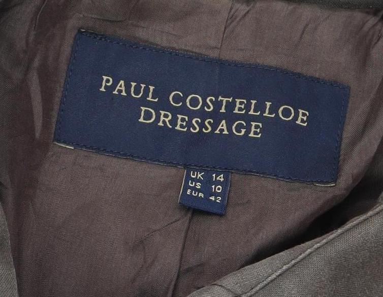 Paul Costelloe Women's Brown Long Overcoat Size 14