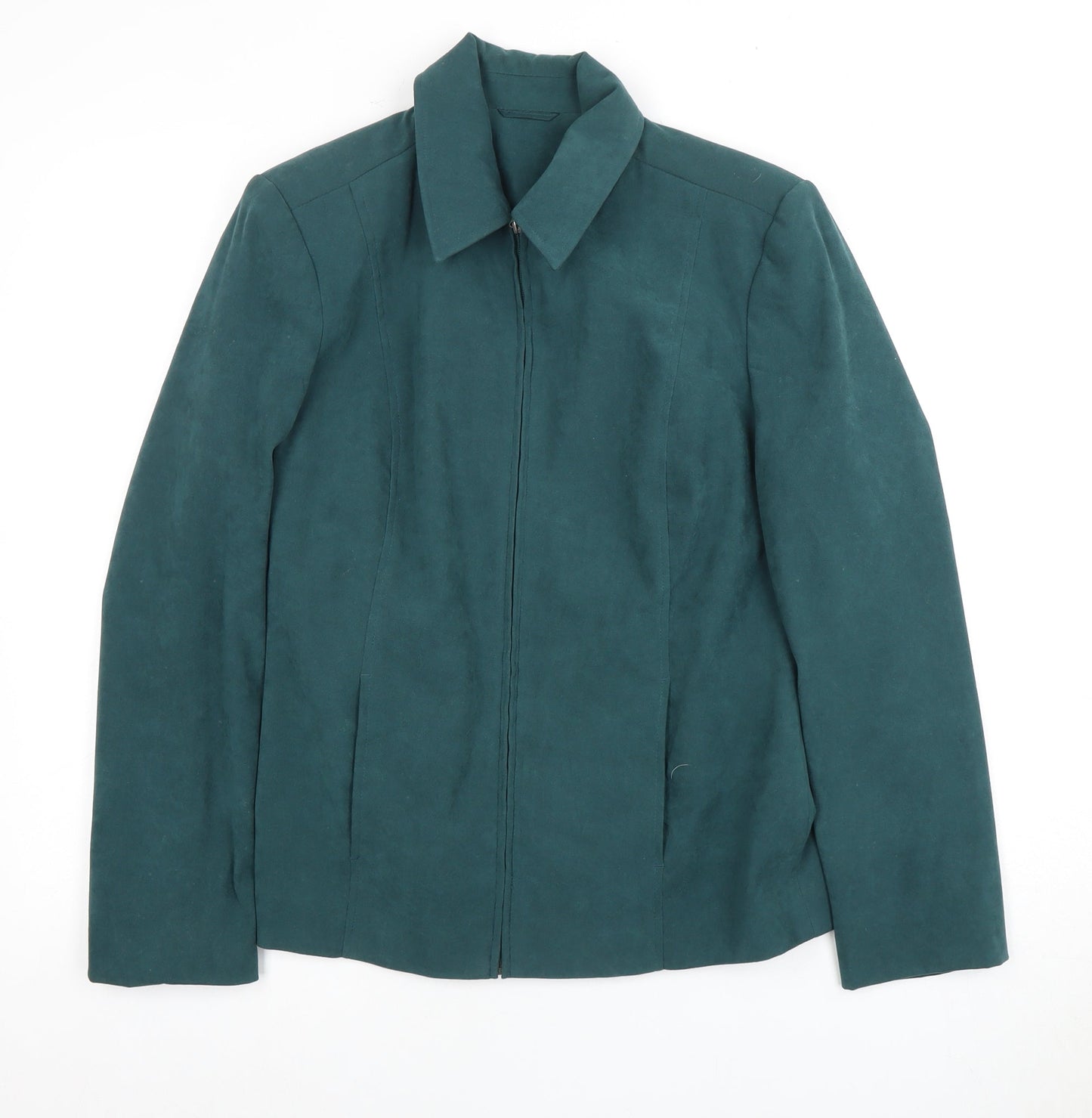 Berkertex Women's Green Zip Up Jacket Size 10