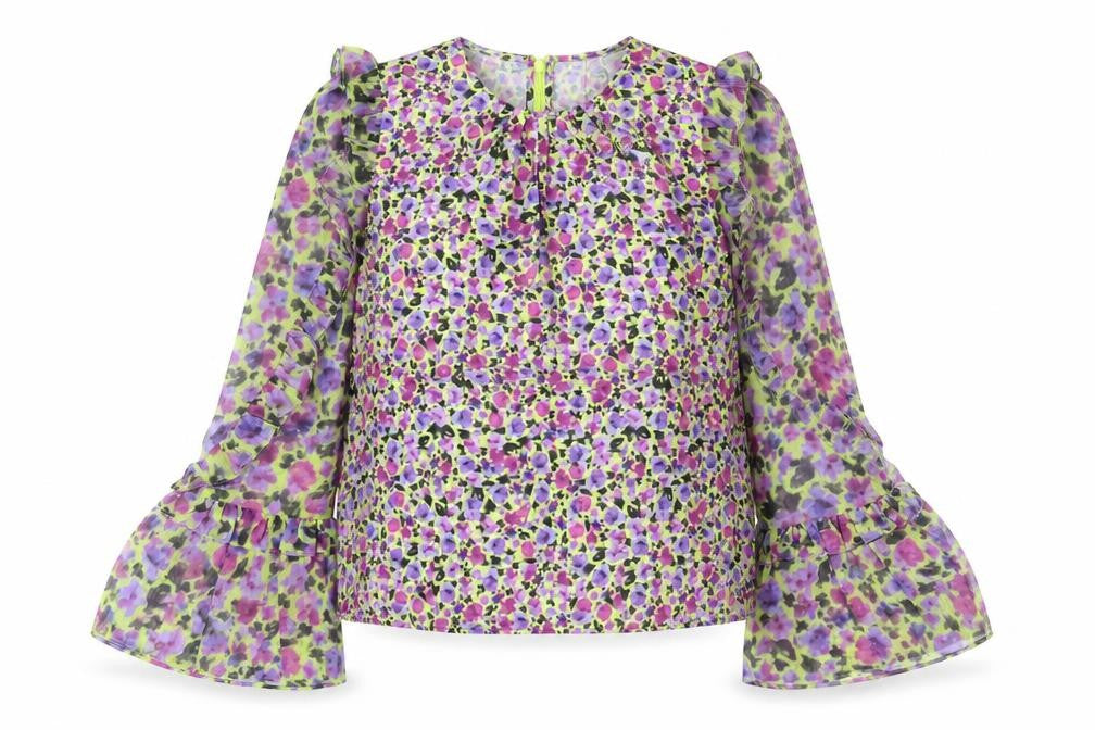 Womens UK Size XS French Connection Multicoloured Cotton Blouse