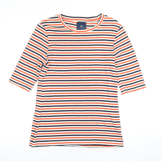 Crew Clothing Women Multicoloured Striped Top Size 12