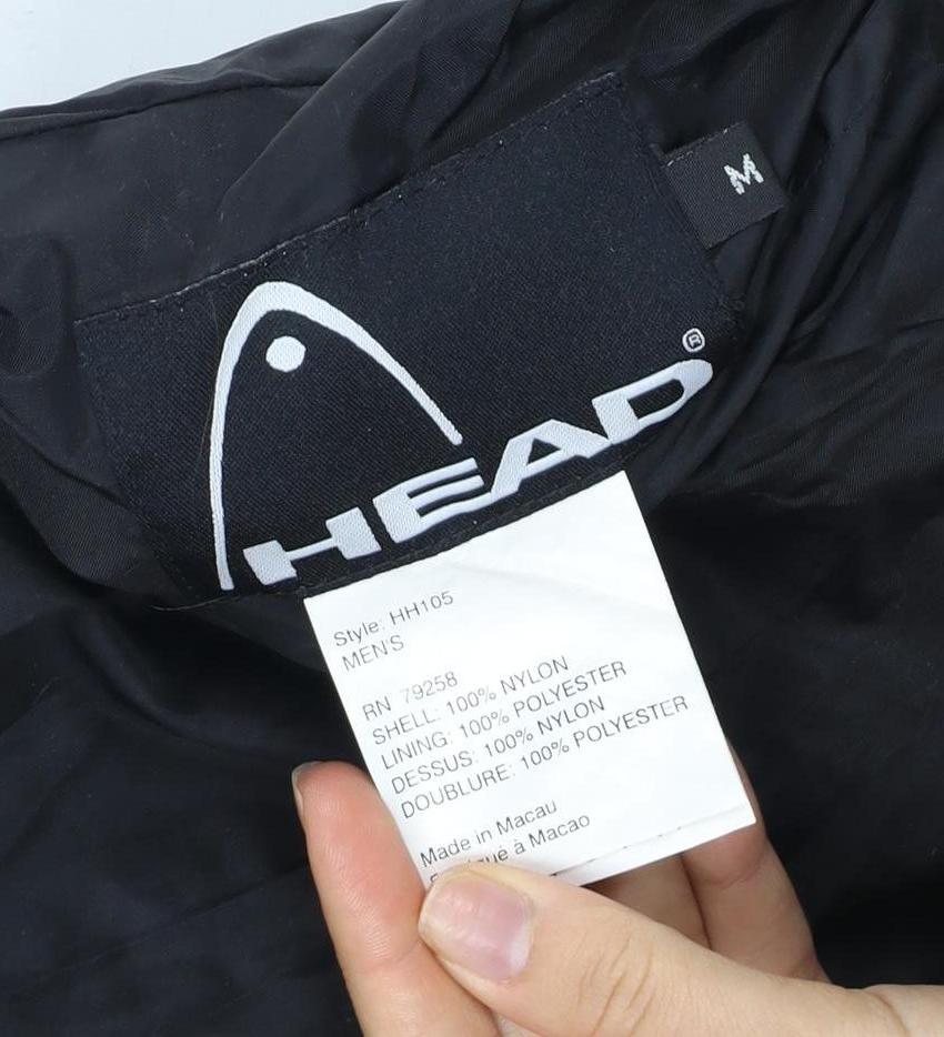 Head Men's Black Nylon Jacket Full Zip M
