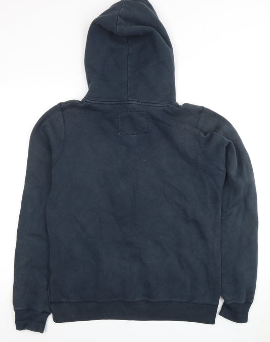 Jack Wills Unisex Adults Blue Pullover Hoodie L