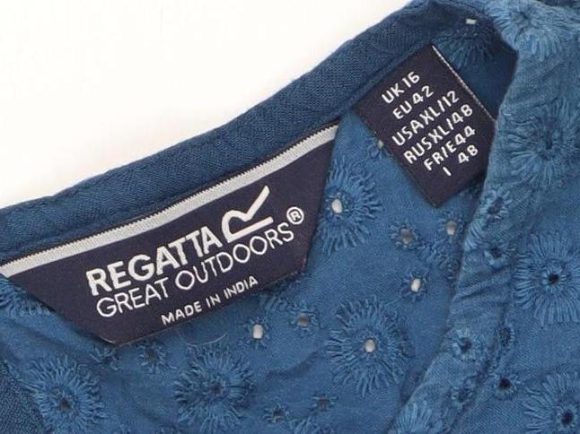 Regatta Women's Blue Dress Viscose UK 16