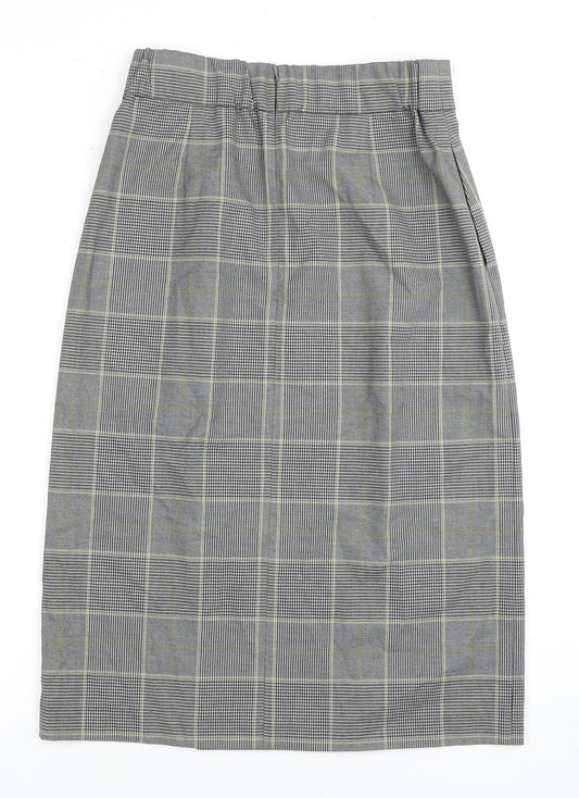 Uniqlo Women's Check Pencil Skirt XS Multicoloured