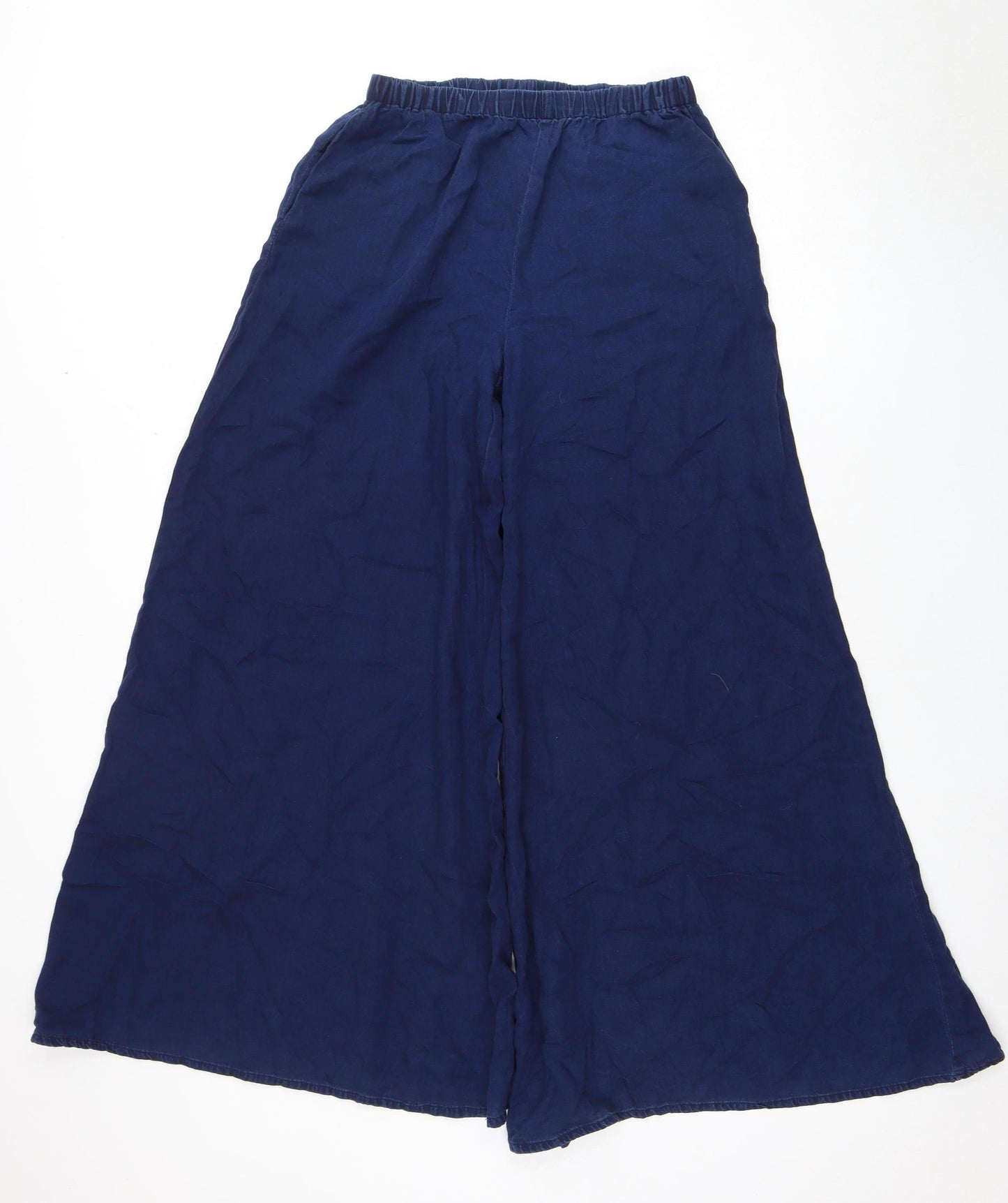 MNG Women's Blue Wide-Leg Trousers XS