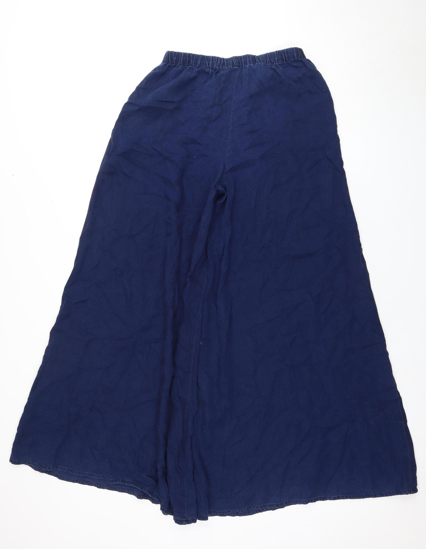 MNG Women's Blue Wide-Leg Trousers XS