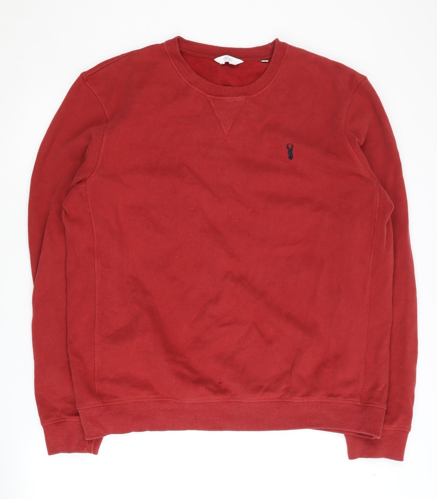 Next Men's Red XL Pullover Sweatshirt