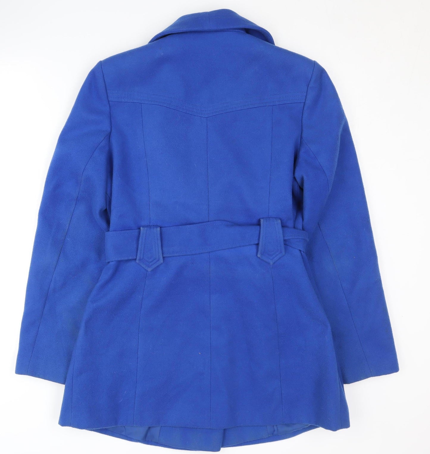 The Collection Blue Women's Belted Coat Size 12