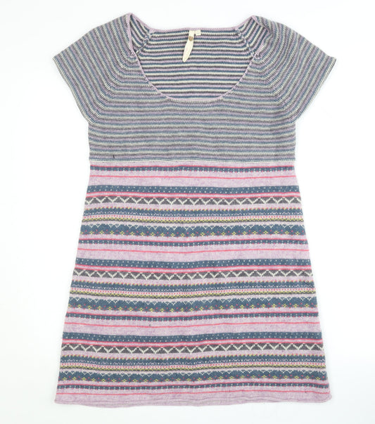 White Stuff Women’s Multicoloured Fair Isle Shift Dress