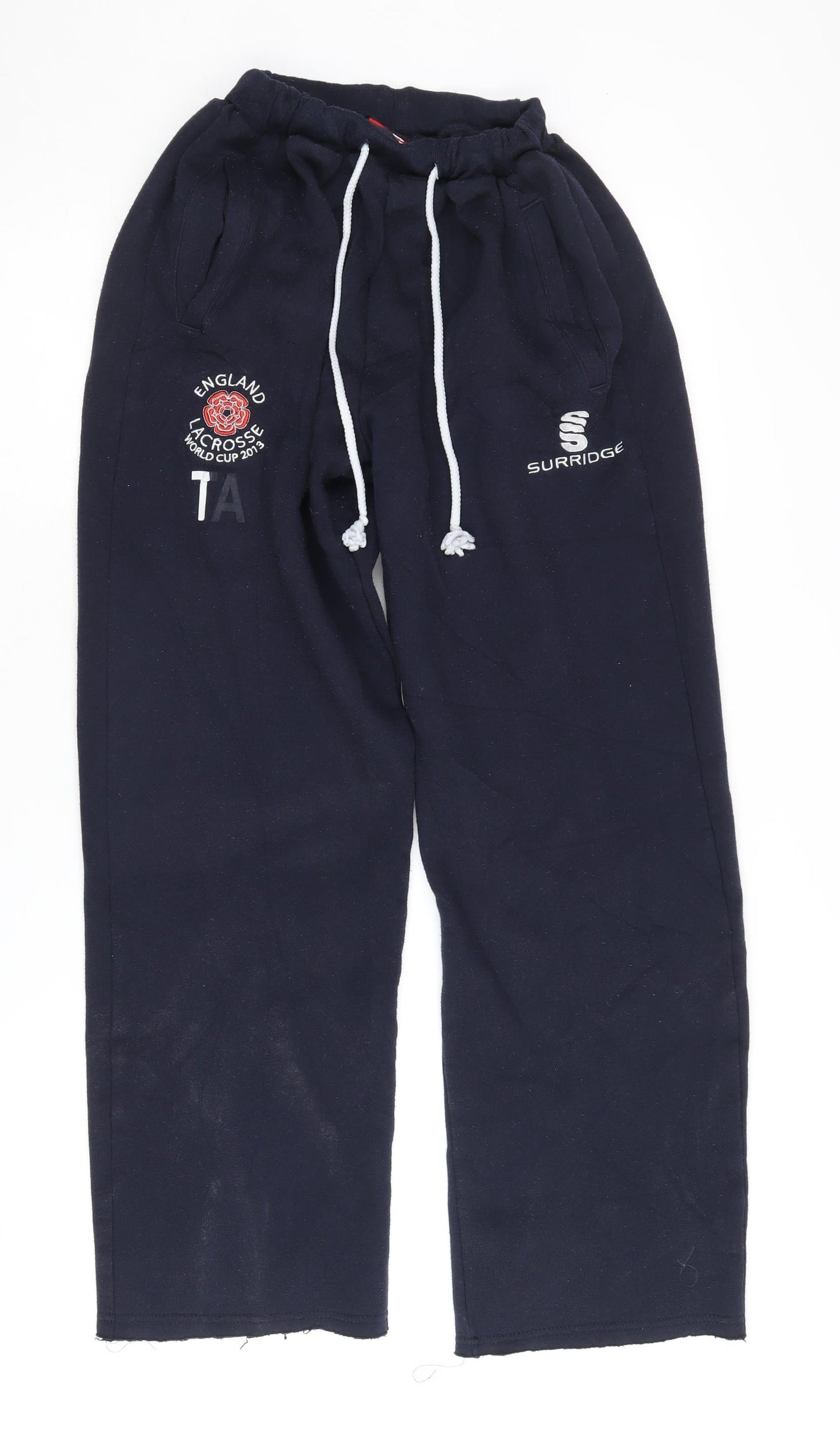Surridge Men's Black Jogger Trousers S Lacrosse