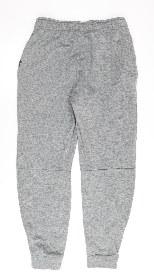 Nike Men's Grey Jogger Trousers, Size L, Breathable Sportswear