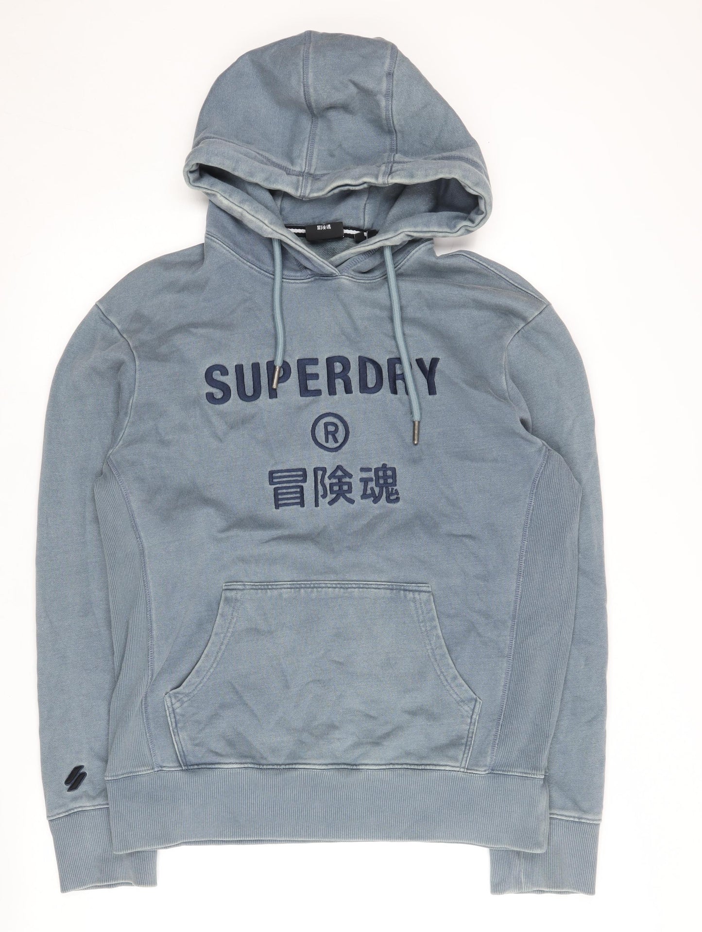Superdry Men's Blue Pullover Hoodie M
