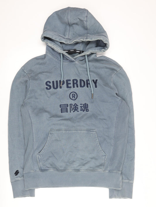 Superdry Men's Blue Pullover Hoodie M
