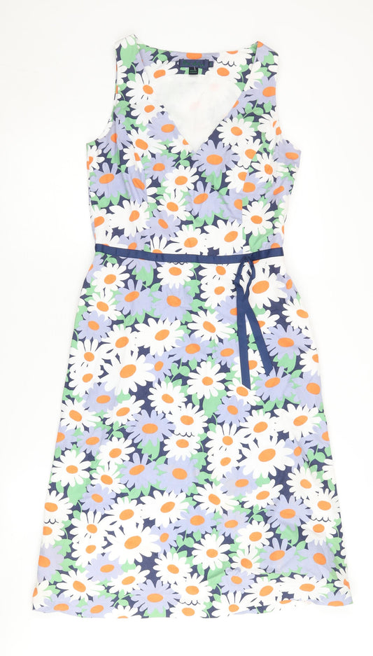 Boden Women's Multicoloured Floral A-Line Dress