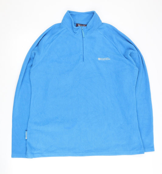Mountain Warehouse Women's Blue Fleece Pullover, Size 18