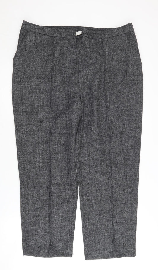 Honor Millburn Women's Grey Trousers Size 18