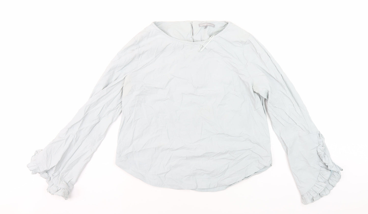Oliver Bonas Blue Blouse, Women's Size 12, Casual Wear