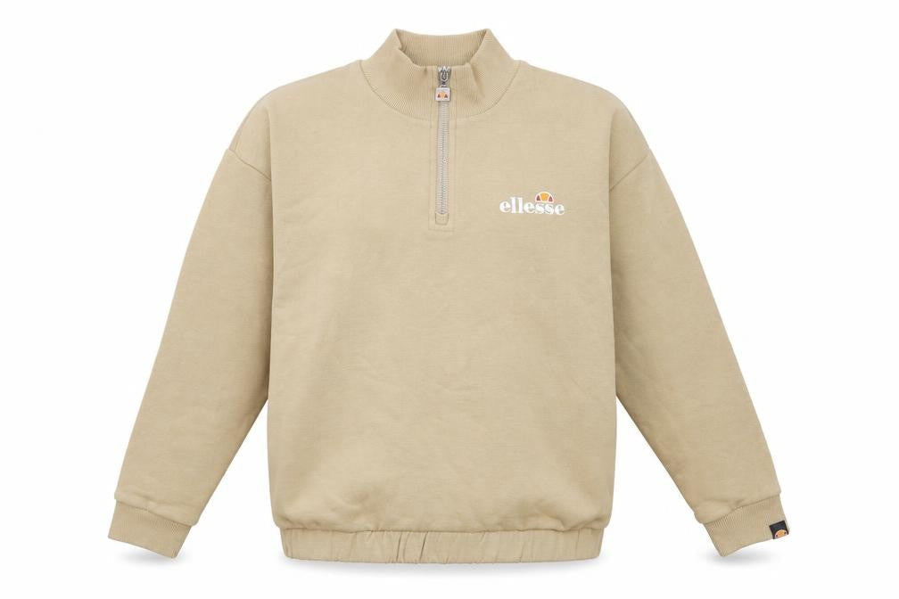 Front view of Ellesse boys’ beige jumper, size 11-12, years
