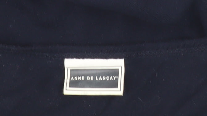 Anne de Lancay Women's Black Butterfly T-Shirt M