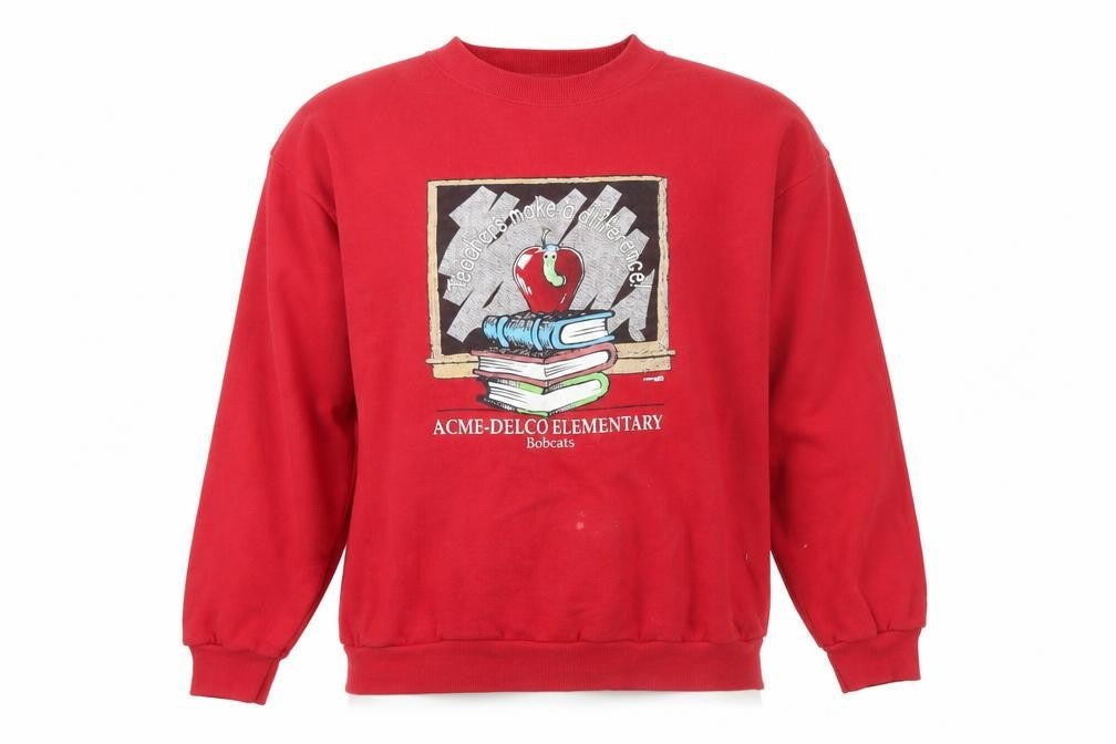 Lee Men's Red XL Crew Neck Pullover Jumper